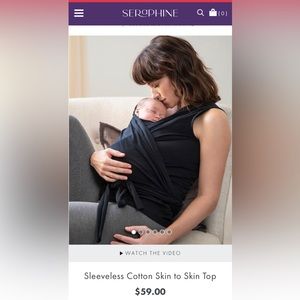 Seraphine Baby Wearing Shirt